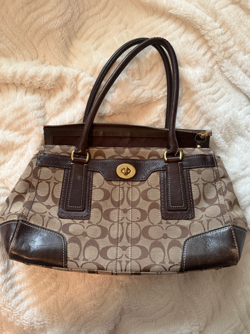 Coach canvas bag